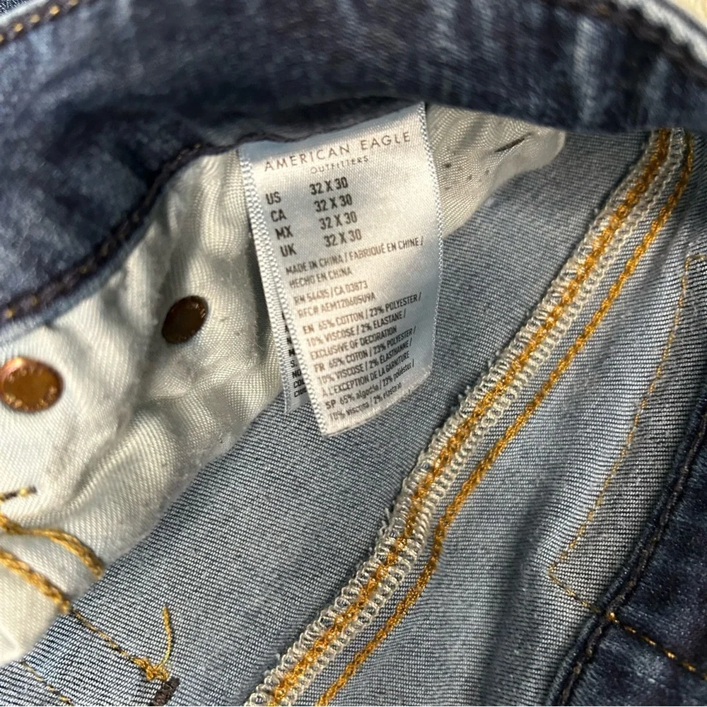 American Eagle Outfitters Dark Blue Men’s Skinny Jeans - Size 32/30